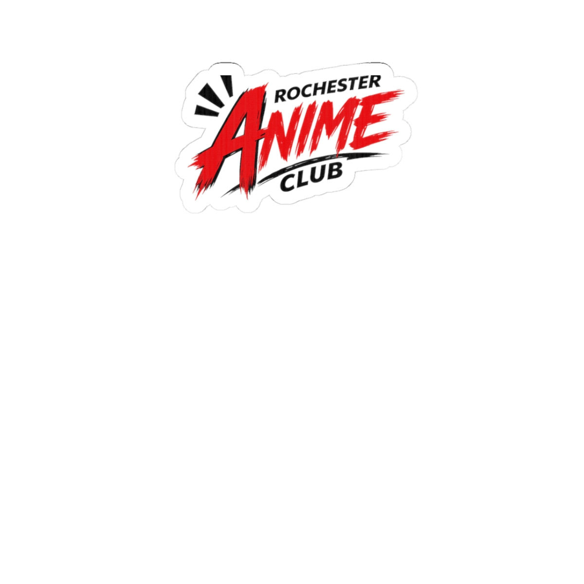 R.A.C. Official Logo Sticker | Rochester Anime Club Collectible Decal