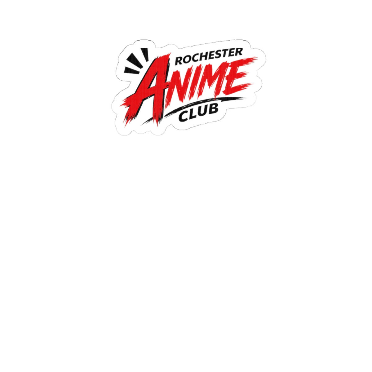 R.A.C. Official Logo Sticker | Rochester Anime Club Collectible Decal