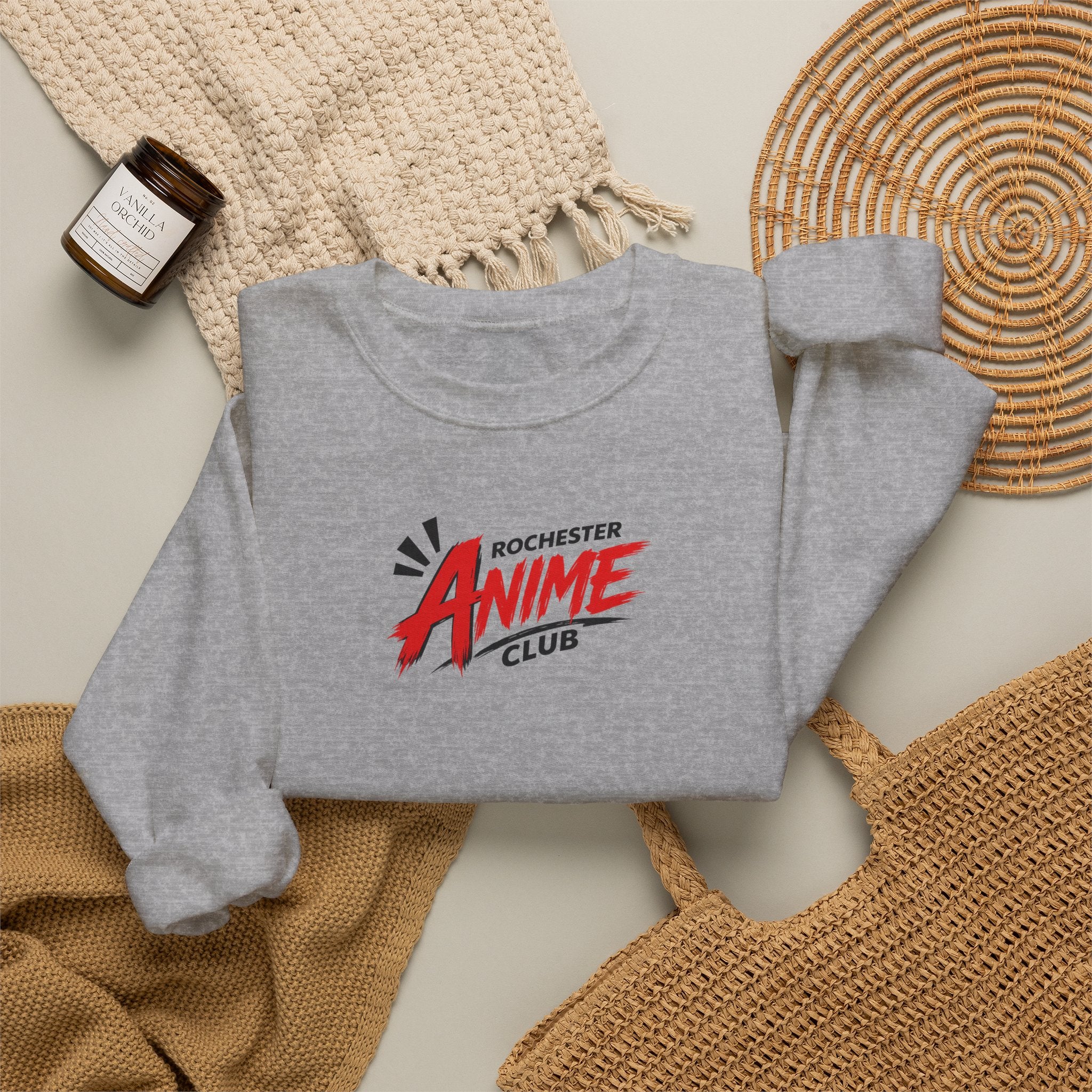 R.A.C. Official Heavyweight Crewneck | Rochester Anime Club Streetwear Sweatshirt