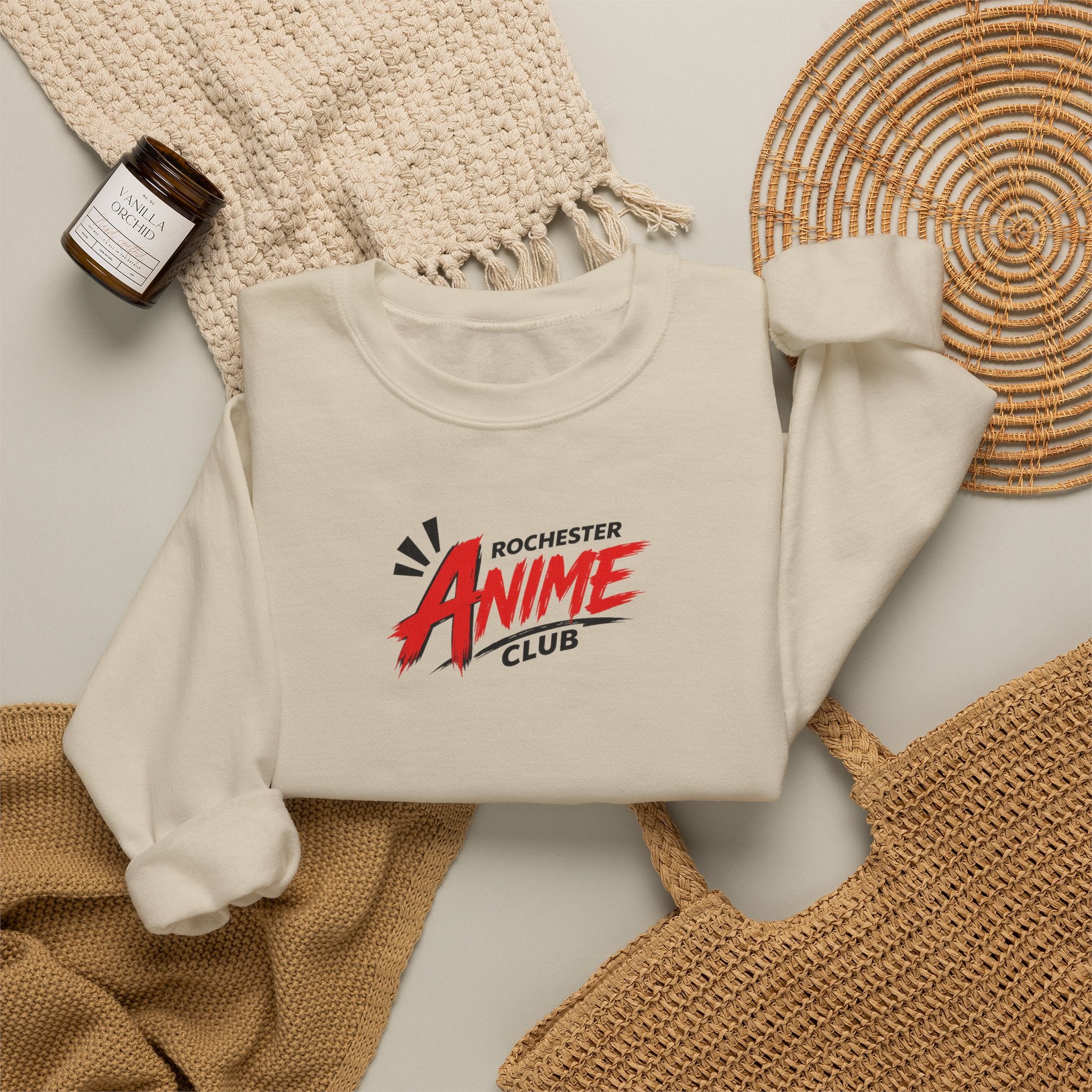 R.A.C. Official Heavyweight Crewneck | Rochester Anime Club Streetwear Sweatshirt