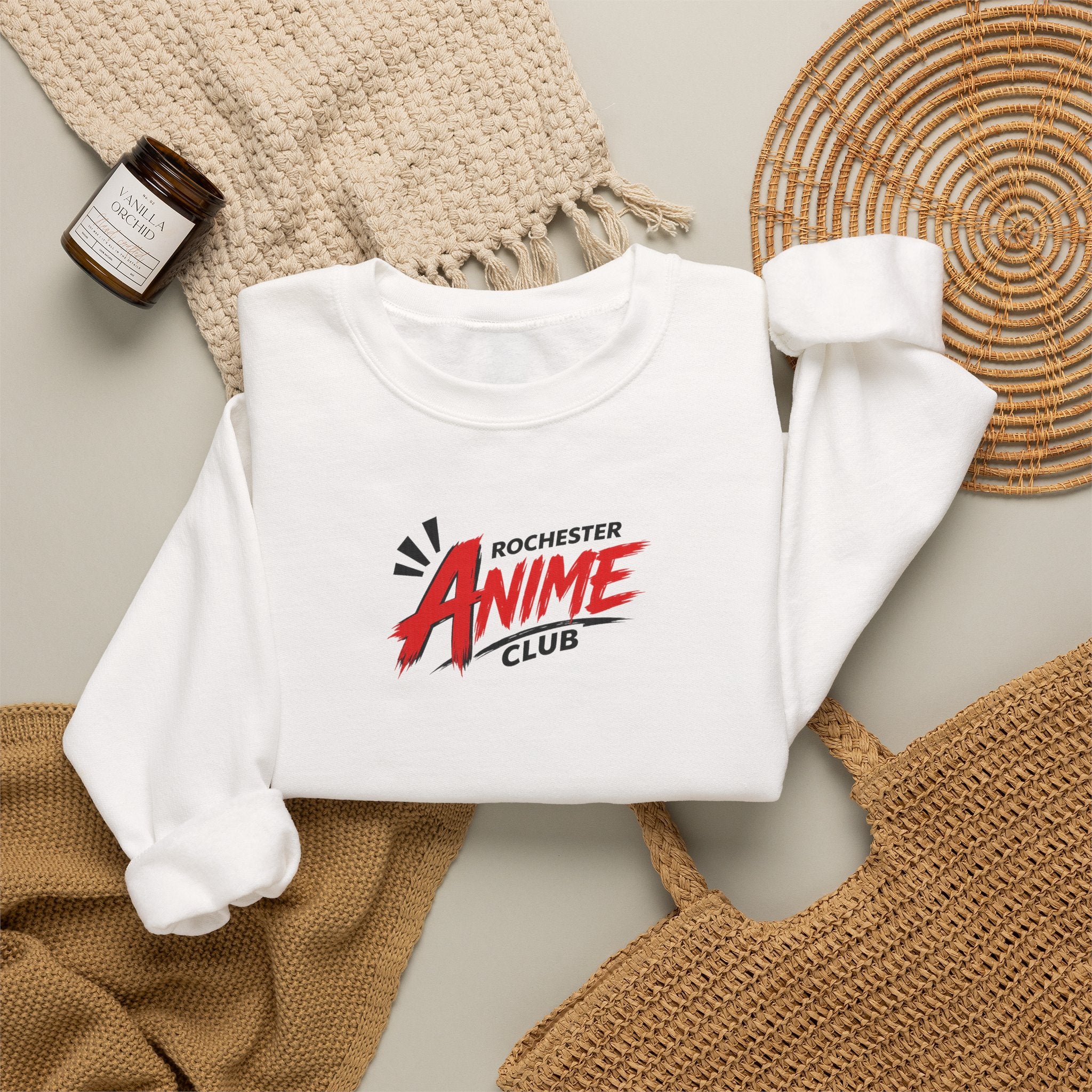 R.A.C. Official Heavyweight Crewneck | Rochester Anime Club Streetwear Sweatshirt